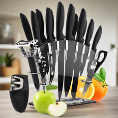 CulinaryCraft Stainless Steel Kitchen Knife Set