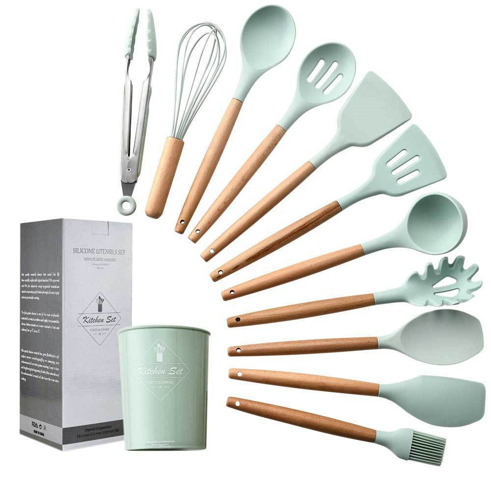 11-piece Non-Stick Spatula Kitchen Set