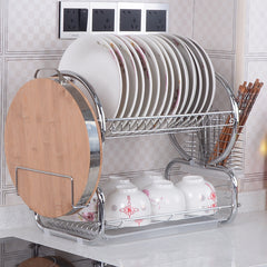 Kitchen Tableware Draining Plate Rack