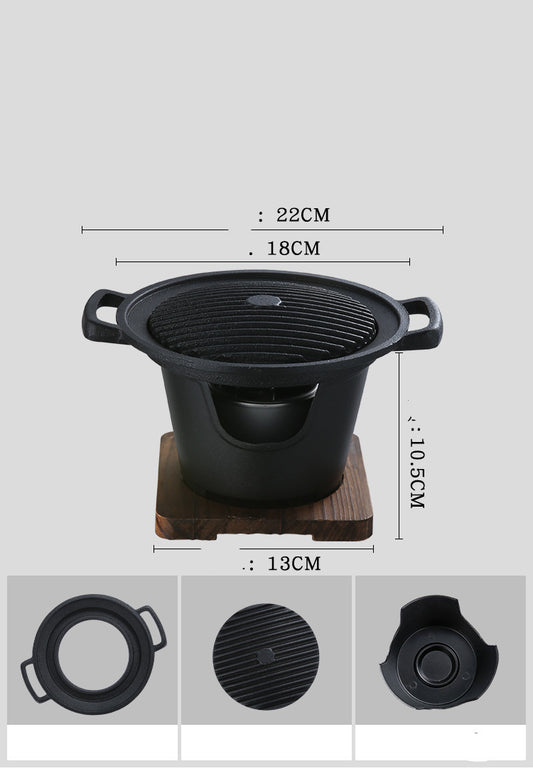 FlameGuard Non-Stick Small Indoor Barbecue Grill