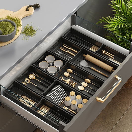 Kitchen Drawer Cabinet Storage Sorting Box