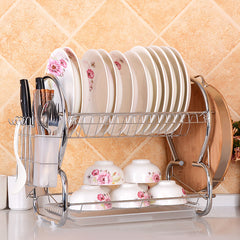 Kitchen Tableware Draining Plate Rack