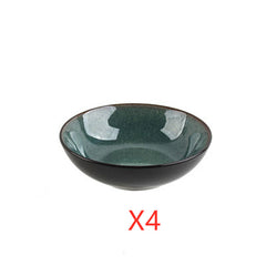Vintage Vibes Retro Bowls and Plates Set