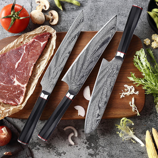 Luminary Damascus Chef's Knife Set