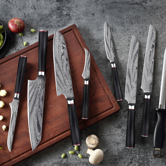 Luminary Damascus Chef's Knife Set