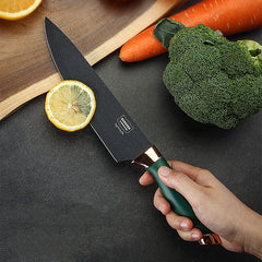 VerdantGrip Kitchen Cleaver Knife Set