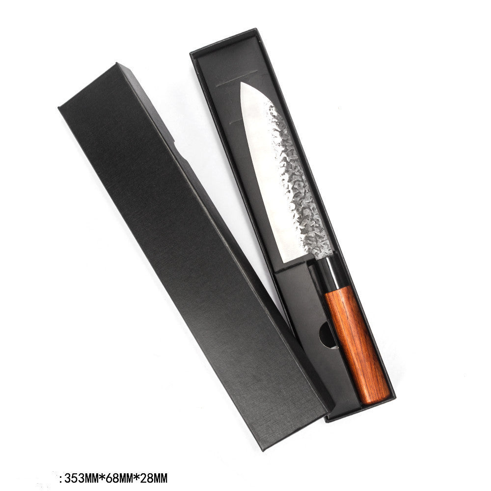 ArtisanCraft Hammered Santoku Chef Knife